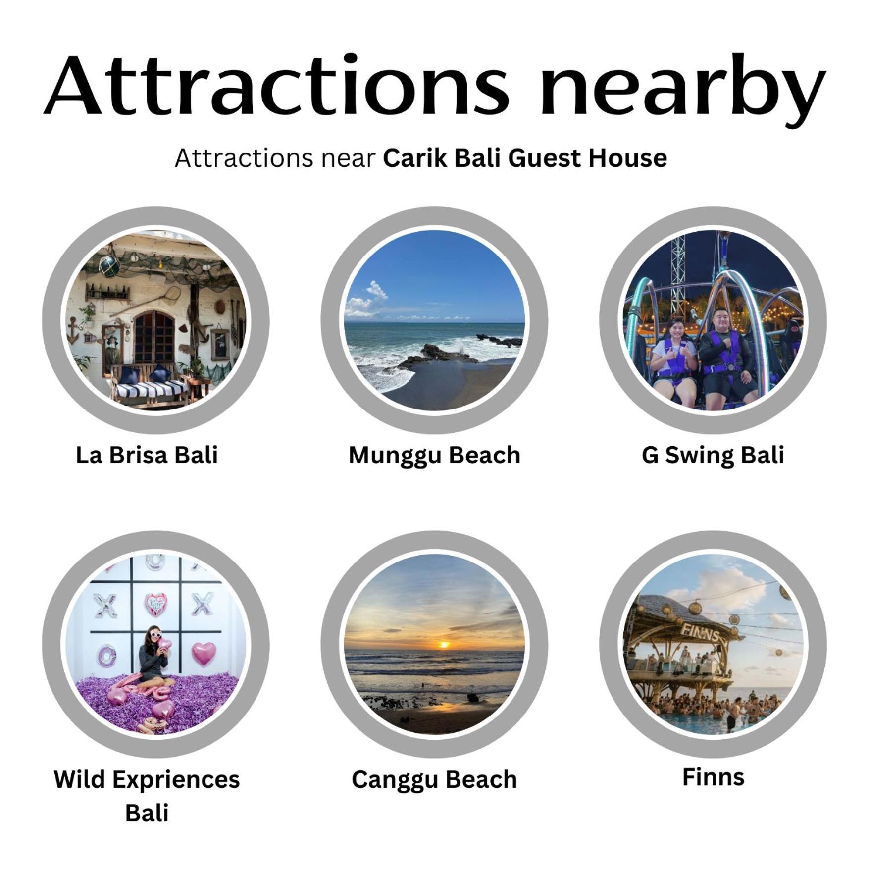 Carik Bali Guest House Canggu エクステリア 写真